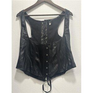Alivila Y Fashion Corset 6XL Black  Bustier Top